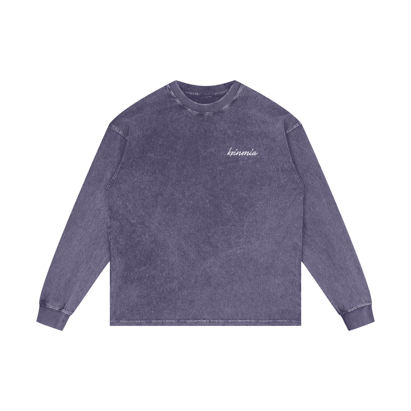 TEXAS SUNRISE — ACID WASH OVERSIZED LONG SLEEVE T-SHIRT