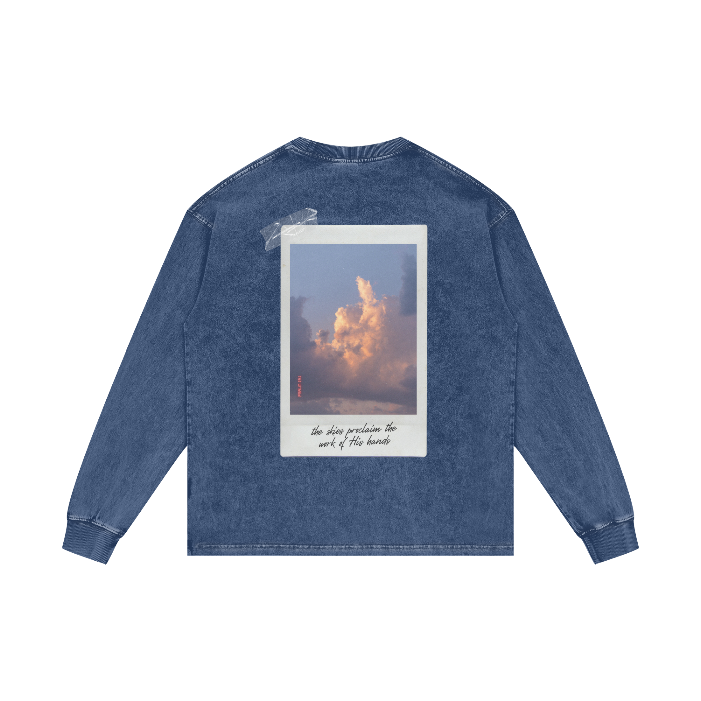 TEXAS SUNRISE — ACID WASH OVERSIZED LONG SLEEVE T-SHIRT