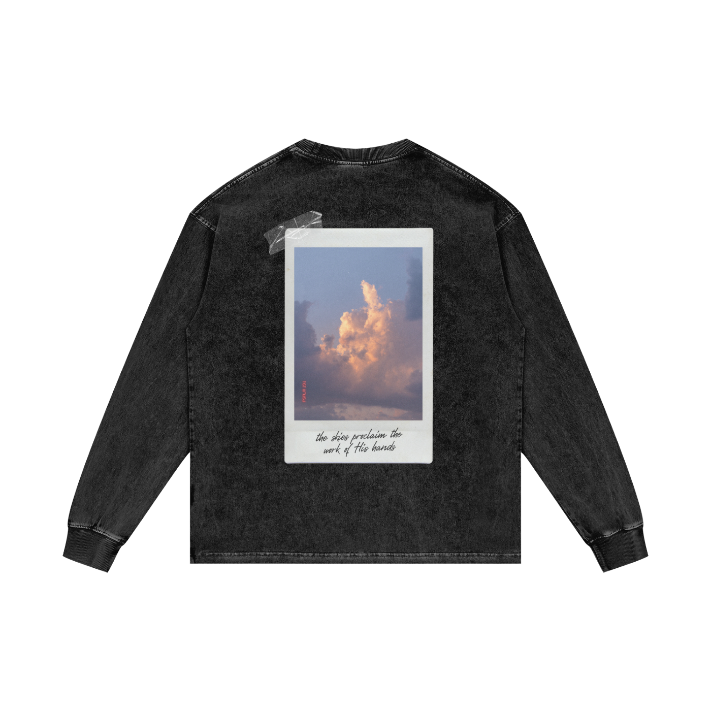 TEXAS SUNRISE — ACID WASH OVERSIZED LONG SLEEVE T-SHIRT